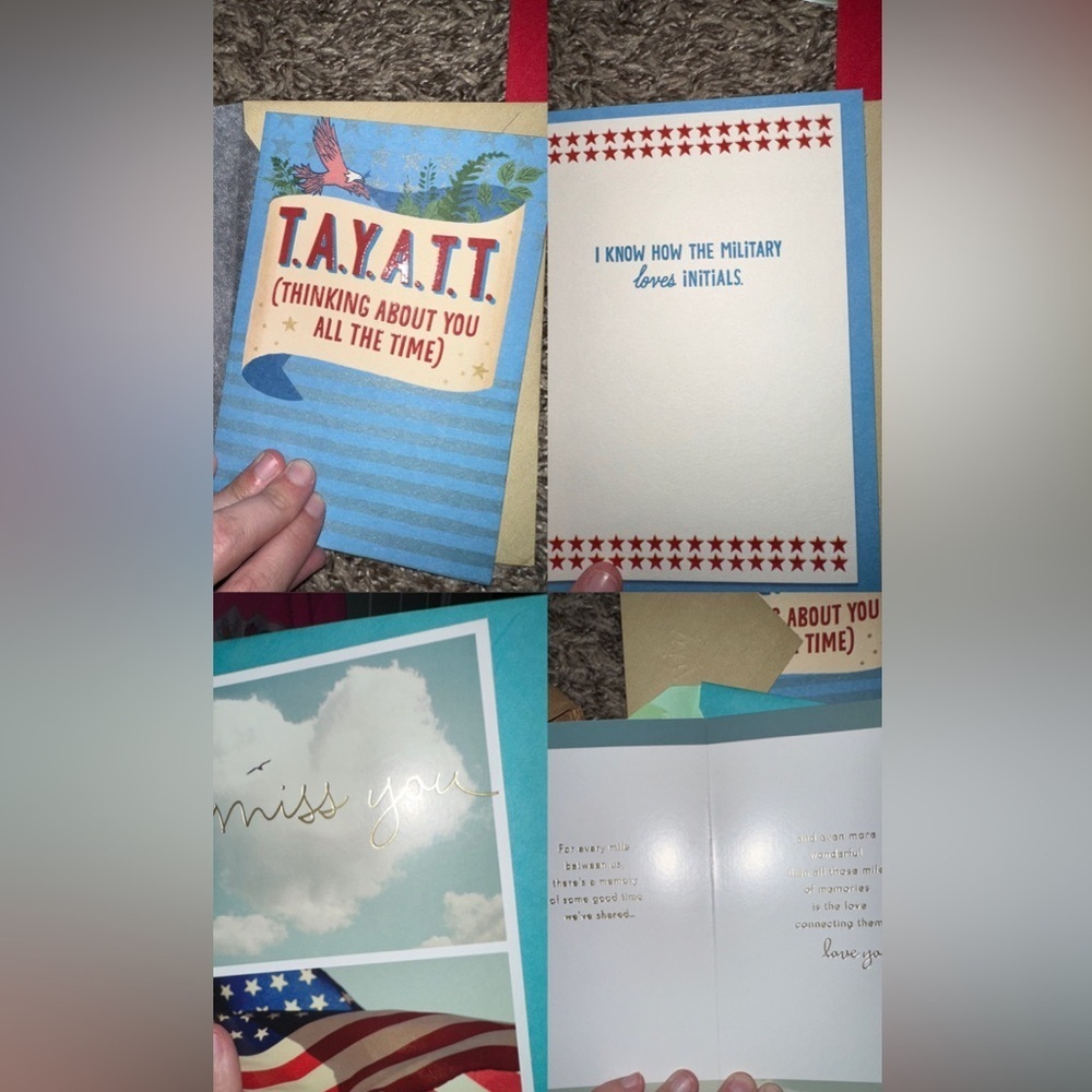 7 Military Hallmark Greeting Cards - Picture 4 of 5